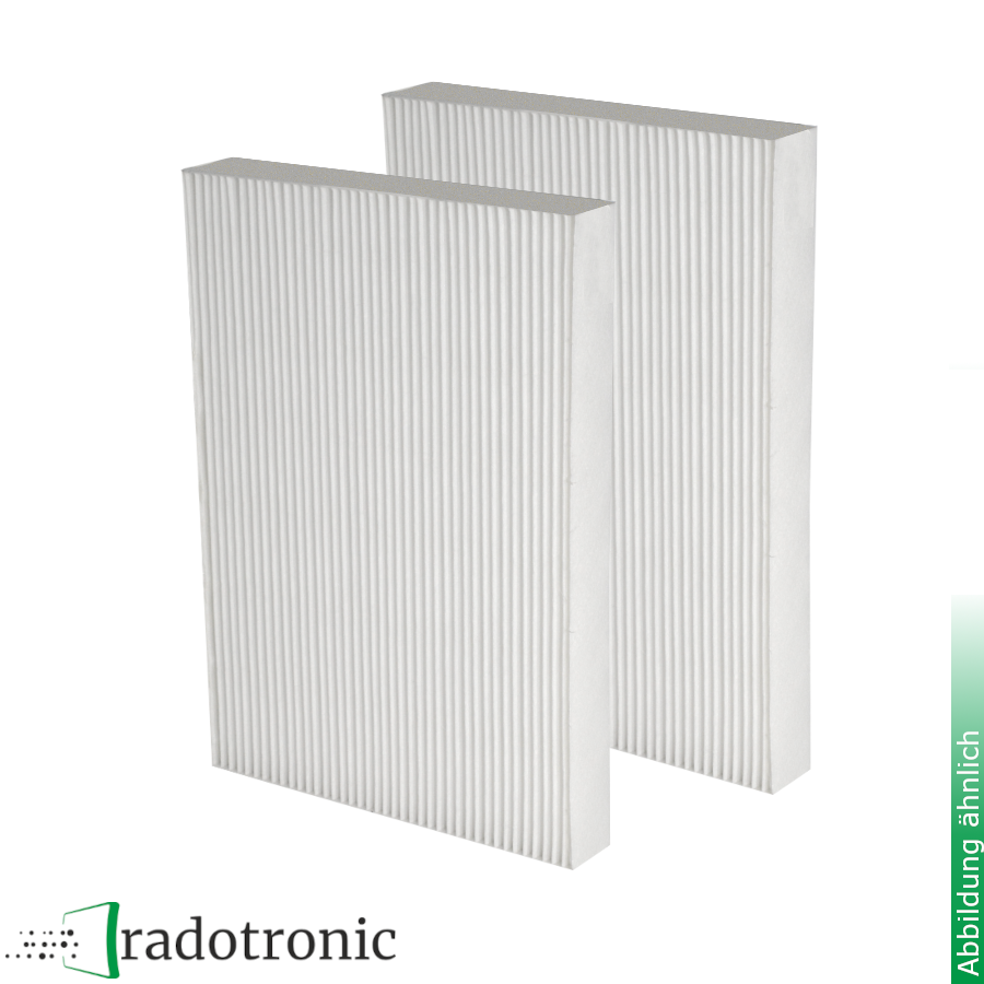 Ersatzfilter Pluggit Avent B95 / ABFF6 (M5) (ohne Bypass) - 2 Stück