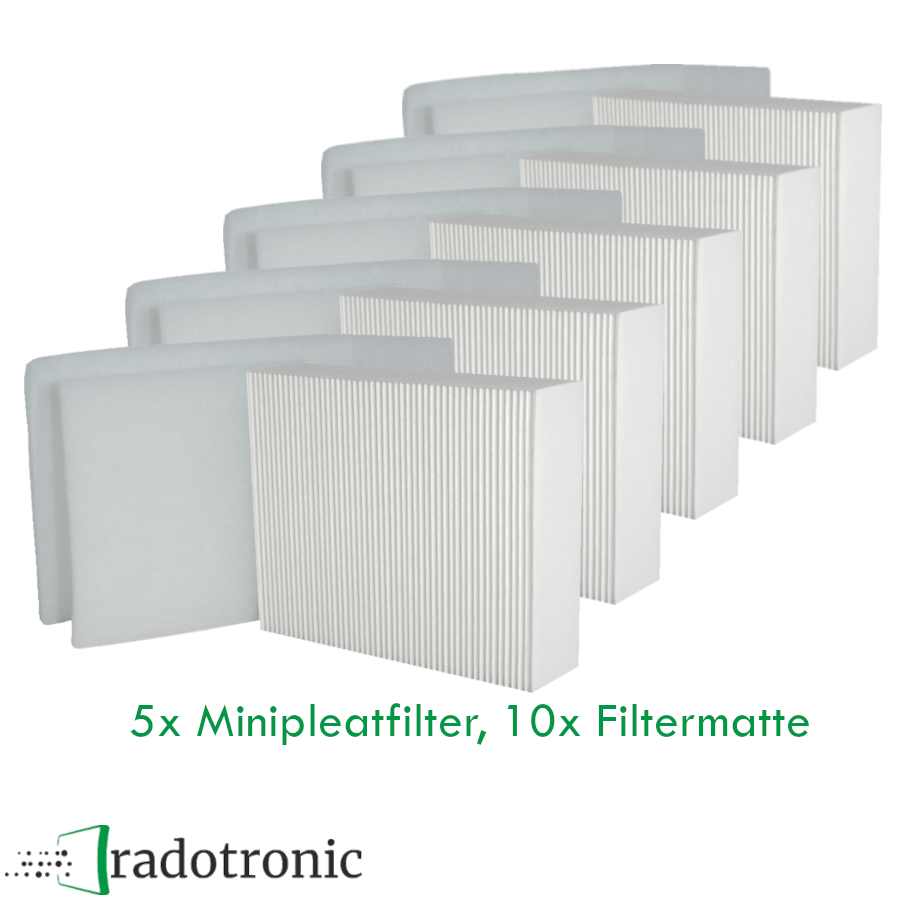 Ersatzfilter-Set ValloPlus 270 SC/SE/MV (Filtersatz Nr. 27 - 5 Sets a.3 Filter) 