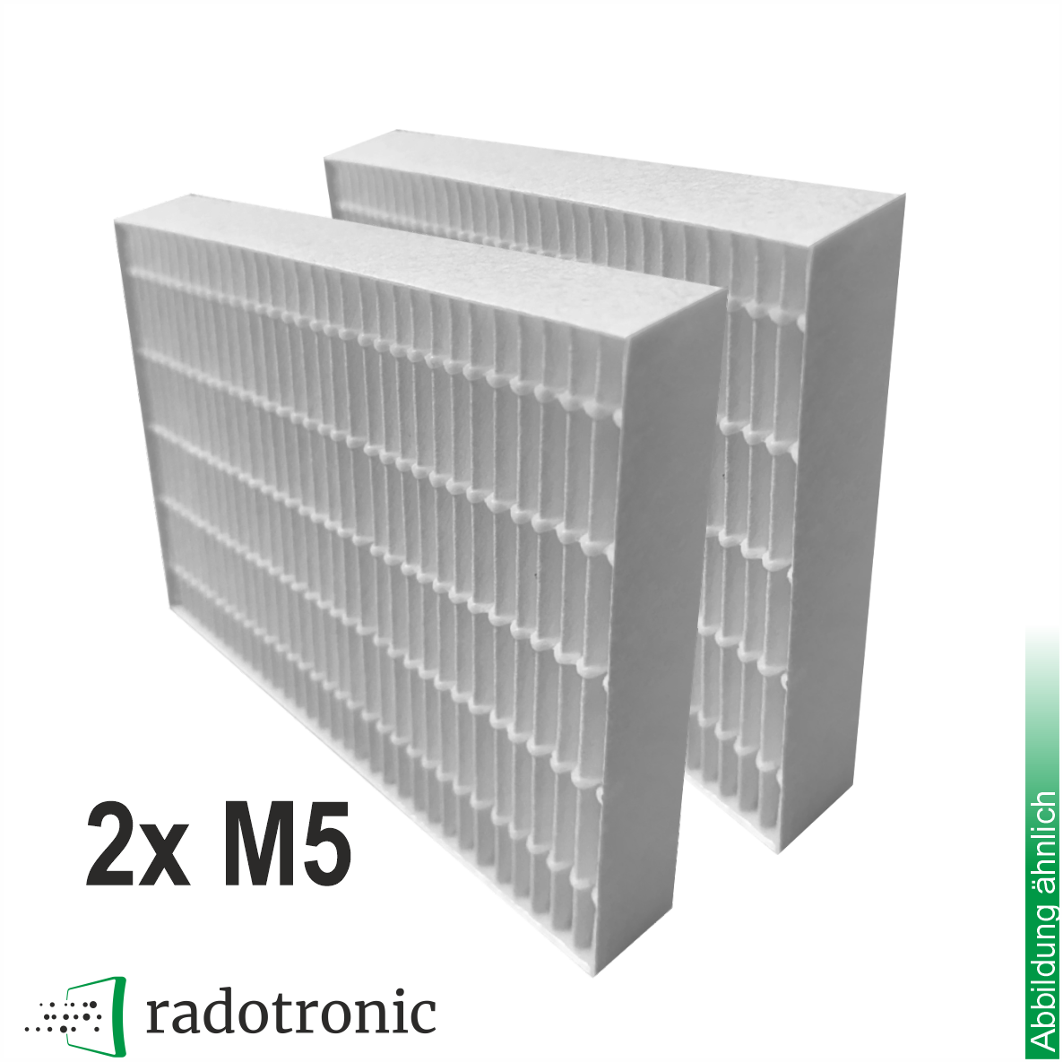 1x Ersatzfilter-Set für Bosch Vent V4000CC (M5 Außenluftfilter + M5 Abluftfilter)