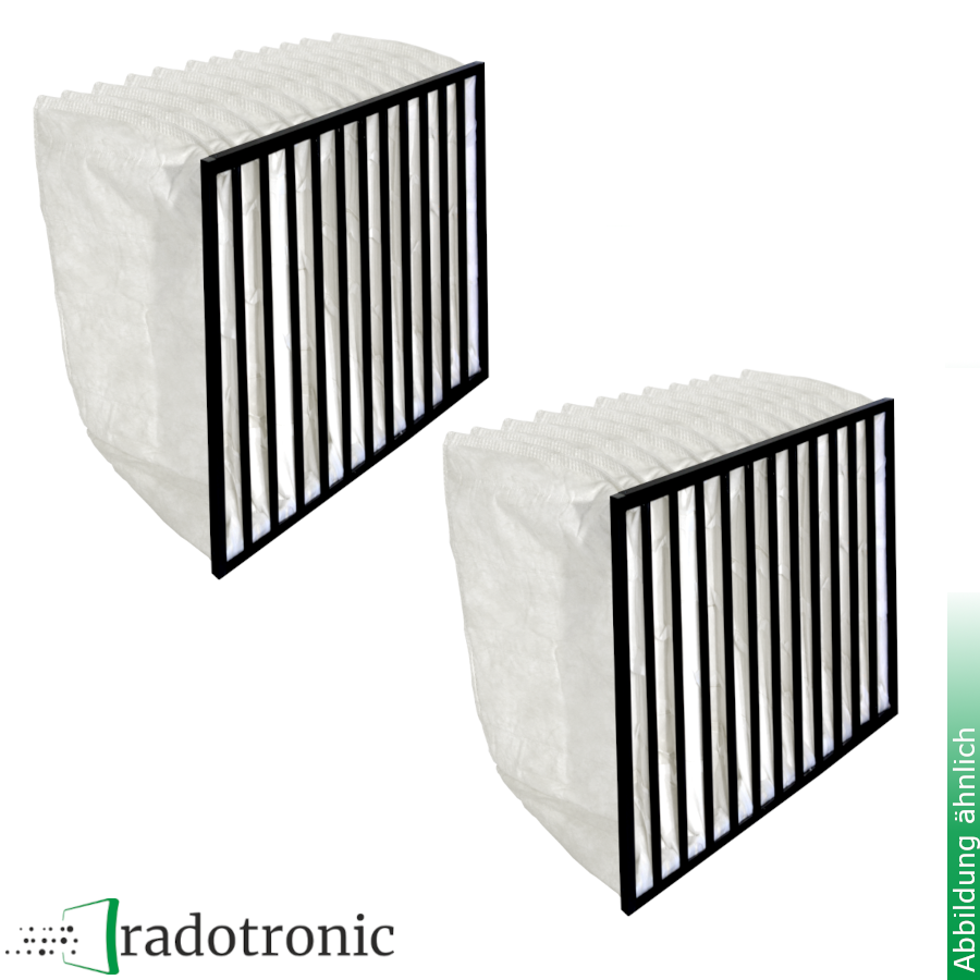 2x Ersatz-Taschenfilter Systemair (Topvex)  BFT SR80 M5 (ePM 10 60%)
