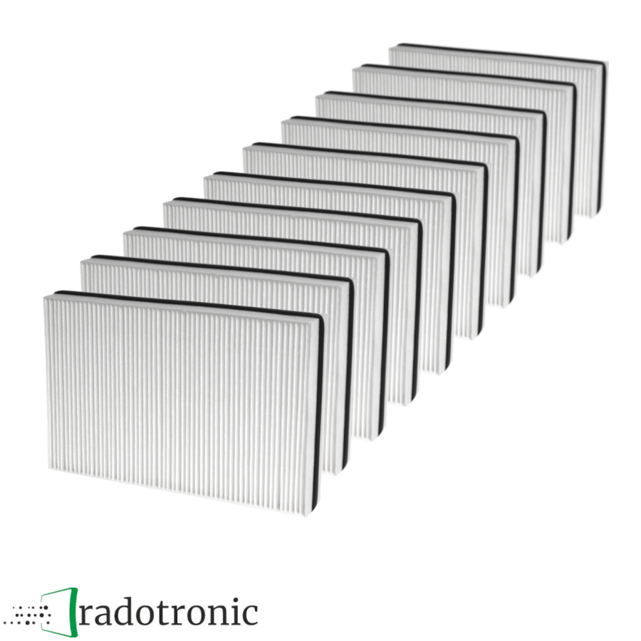 10x Ersatzfilter Helios KWL EC 200 u.KWL EC 300 ePM1 / 50% (F7, Pollenfilter)
