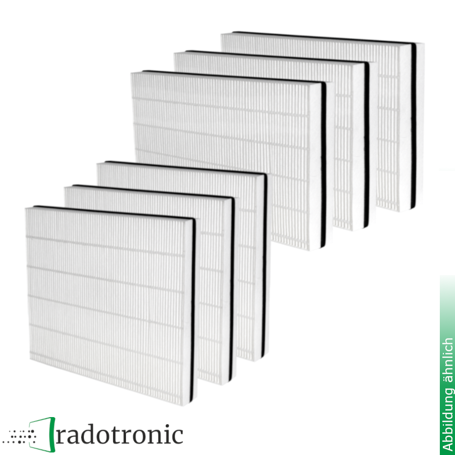 3x Ersatz-Kompaktfilter-Set Systemair Save VSC 100 (3xZuluft u. 3xAbluft)
