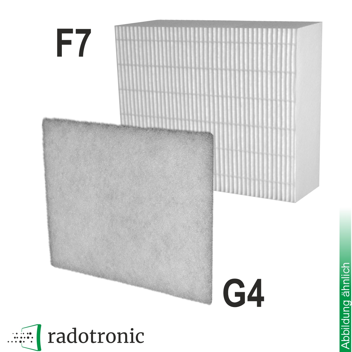 Ersatzfilter-Set Trox SCHOOLAIR-V-1800  (Außenluftfilter + Abluftfilter)
