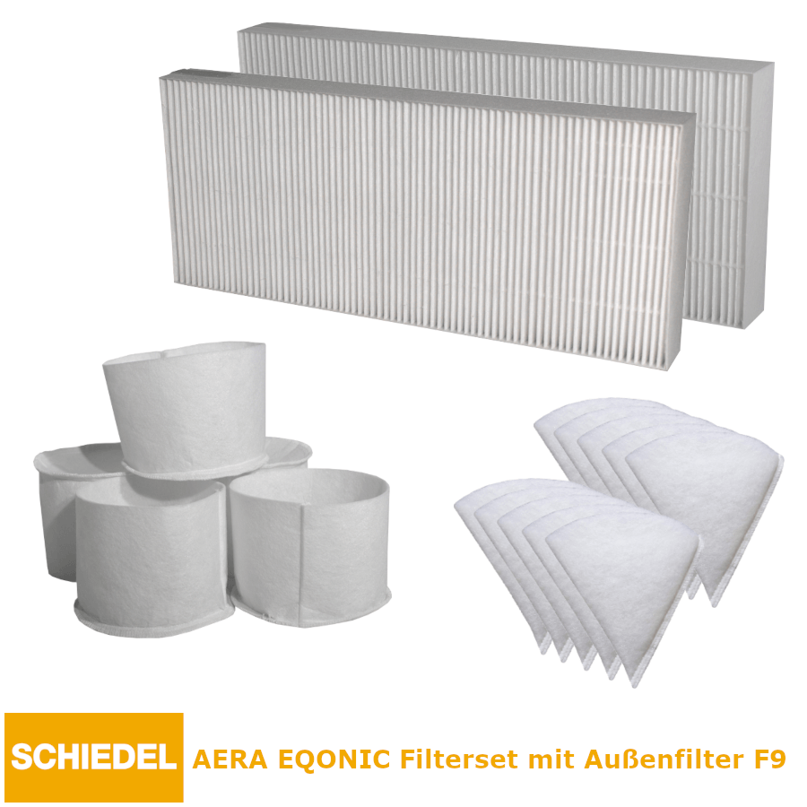 AERA EQONIC Filter-Set mit Außenluftfilter F9 für Ansaugelement ab 2013 (Pollenfilterkassette) 12074