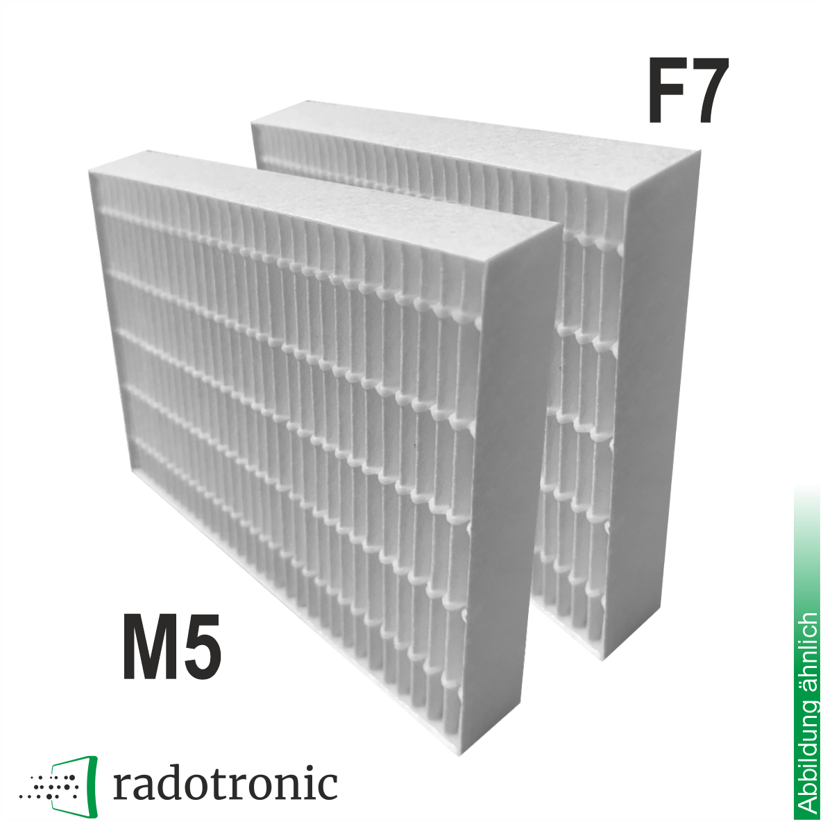 1x Ersatzfilter-Set für Bosch Vent V4000CC (F7 Außenluftfilter + M5 Abluftfilter)