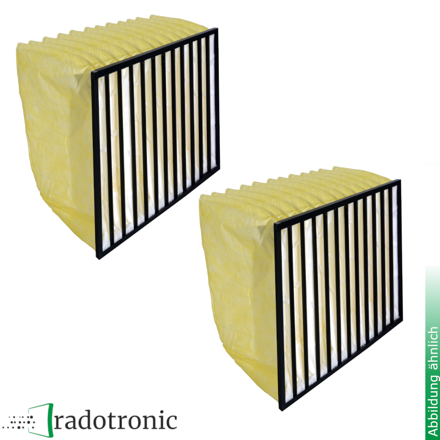 2x Ersatz-Taschenfilter Systemair (Topvex)  BFT SR/TR80 F7 (ePM 1 60%)