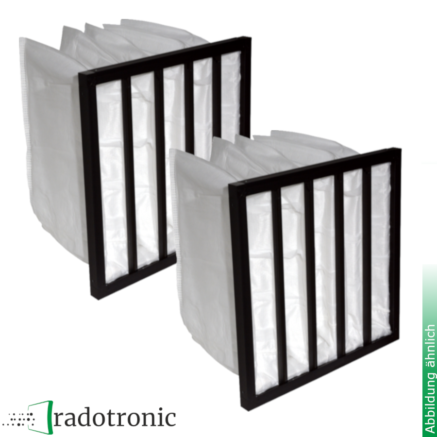 2x Ersatz-Taschenfilter Systemair (Topvex)  BFT TC60 M5 (ePM 10 60%)