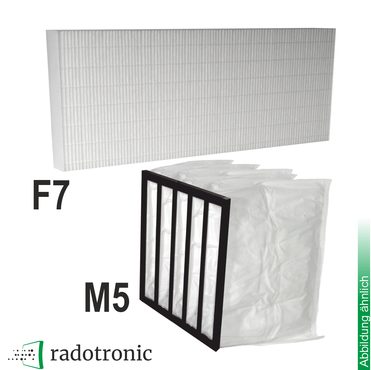 Ersatzfilter-Set Trox SCHOOLAIR-S-HV  (Abluft- u. Außenluftfilter)