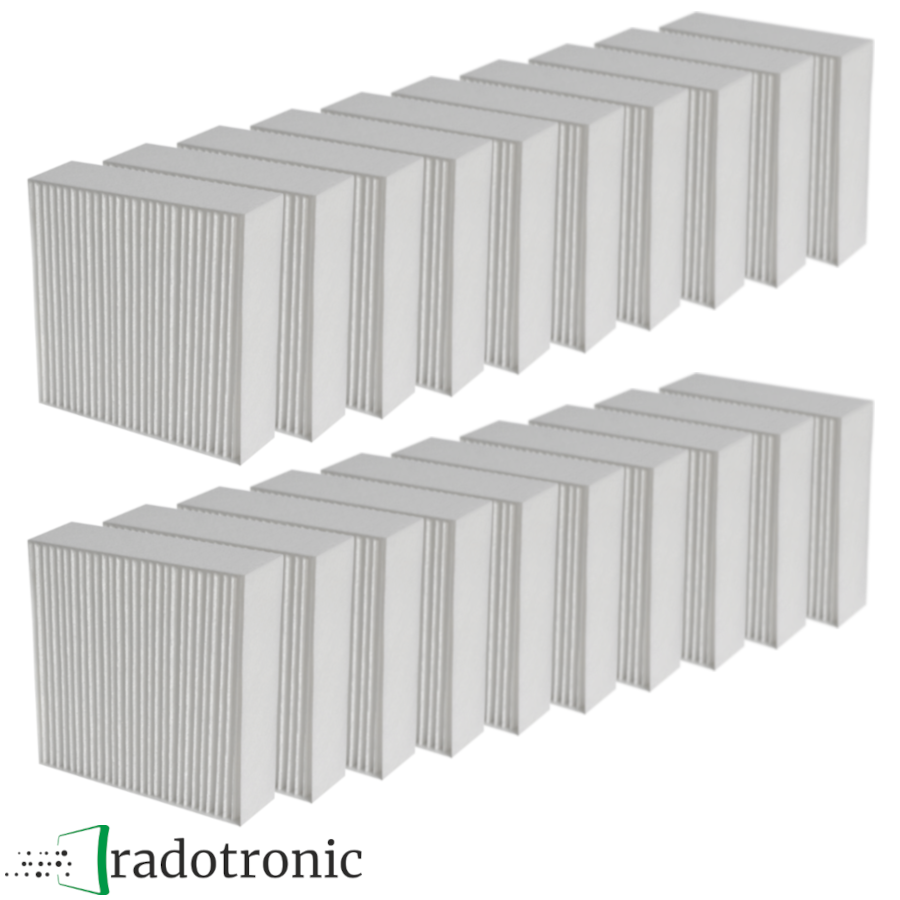 10x Ersatzfilterset für Paul Climos F 200 (10x Abluftfilter M5 + 10x Zuluftfilter F7)