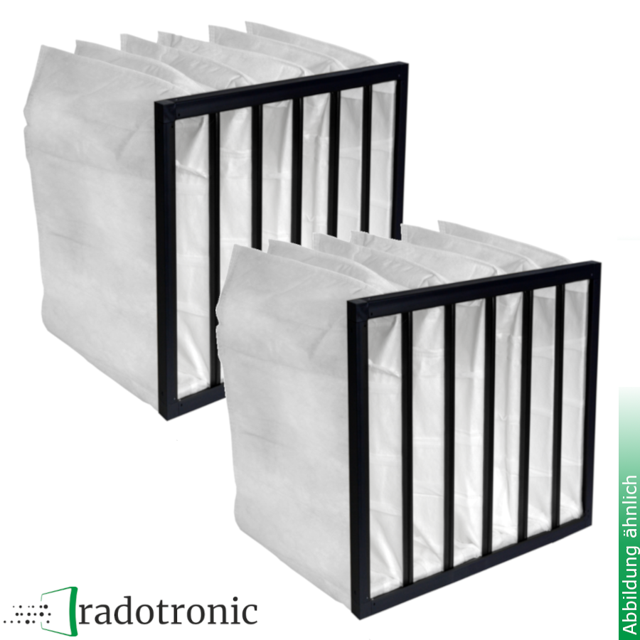 2x Ersatz-Taschenfilter Systemair (Topvex)  BFT SR060 M5 (ePM 10 60%)