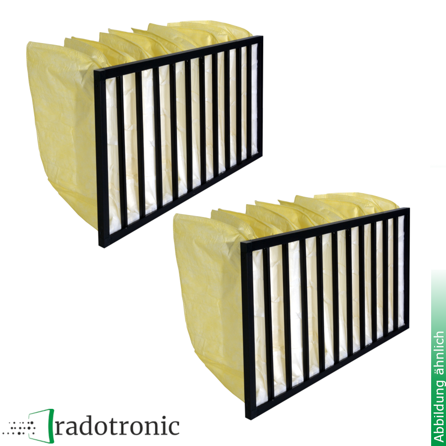 2x Ersatz-Taschenfilter Systemair (Topvex)  BFT TC70 F7 (ePM 1 60%)