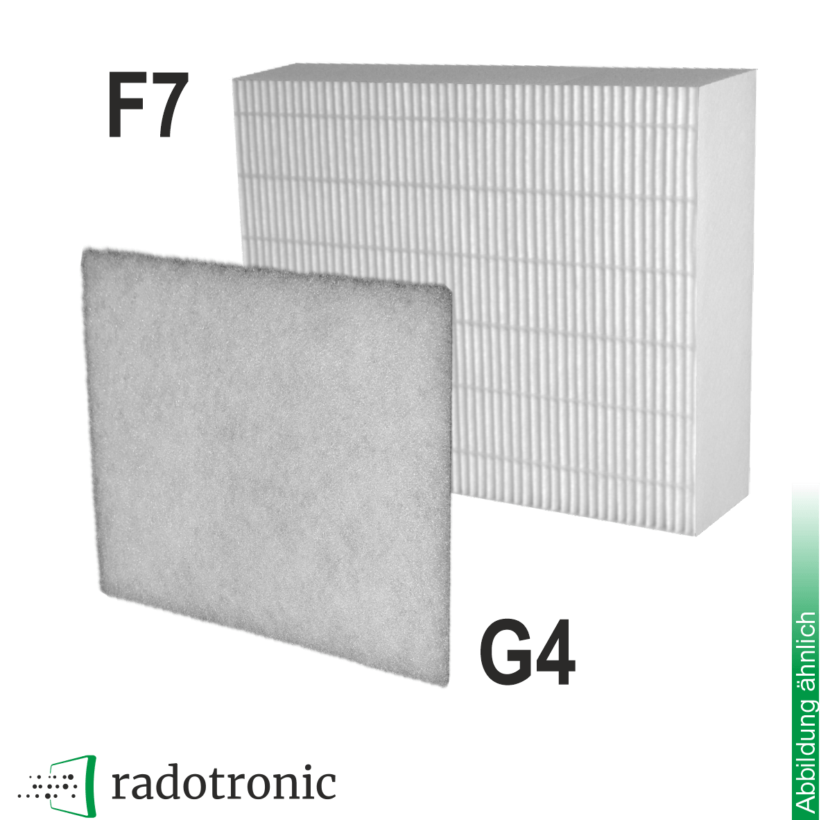 Ersatzfilter-Set Trox ROOMAIR-B-ZAB/SEK (Außenluft- u. Abluftfilter)