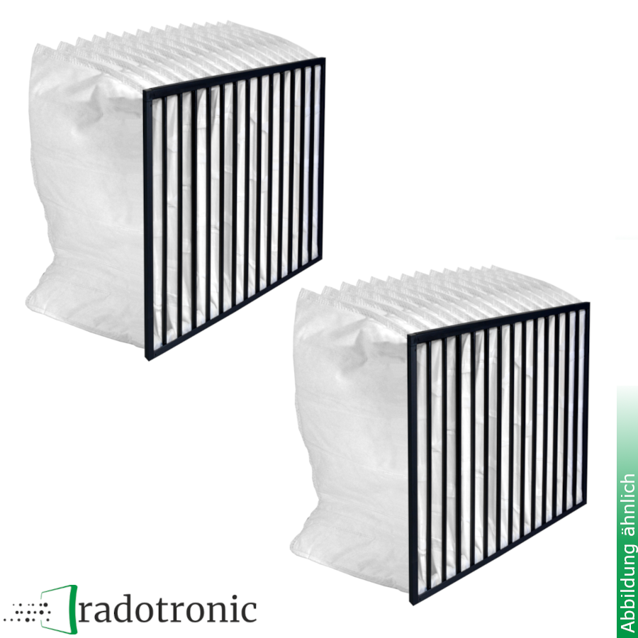 2x Ersatz-Taschenfilter Systemair (Topvex)  BFT SR100 M6 (ePM 2,5 50%)