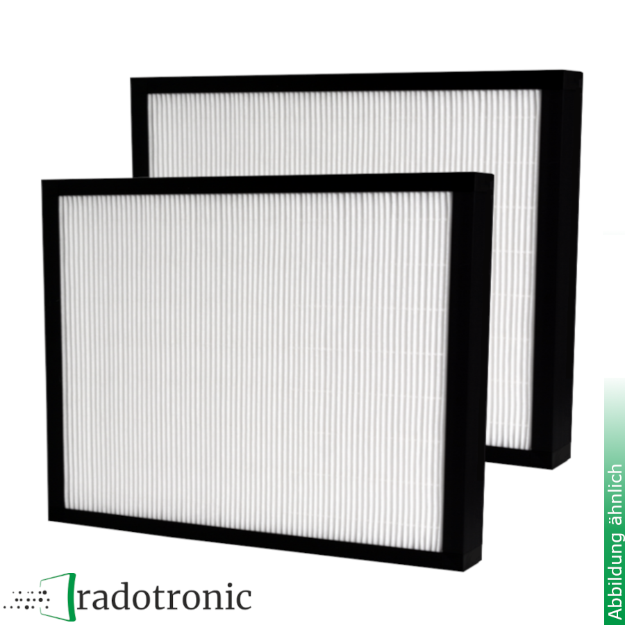 2x Zuluft - Ersatzfilter Lemmens HRGlobal 2000 (F7)