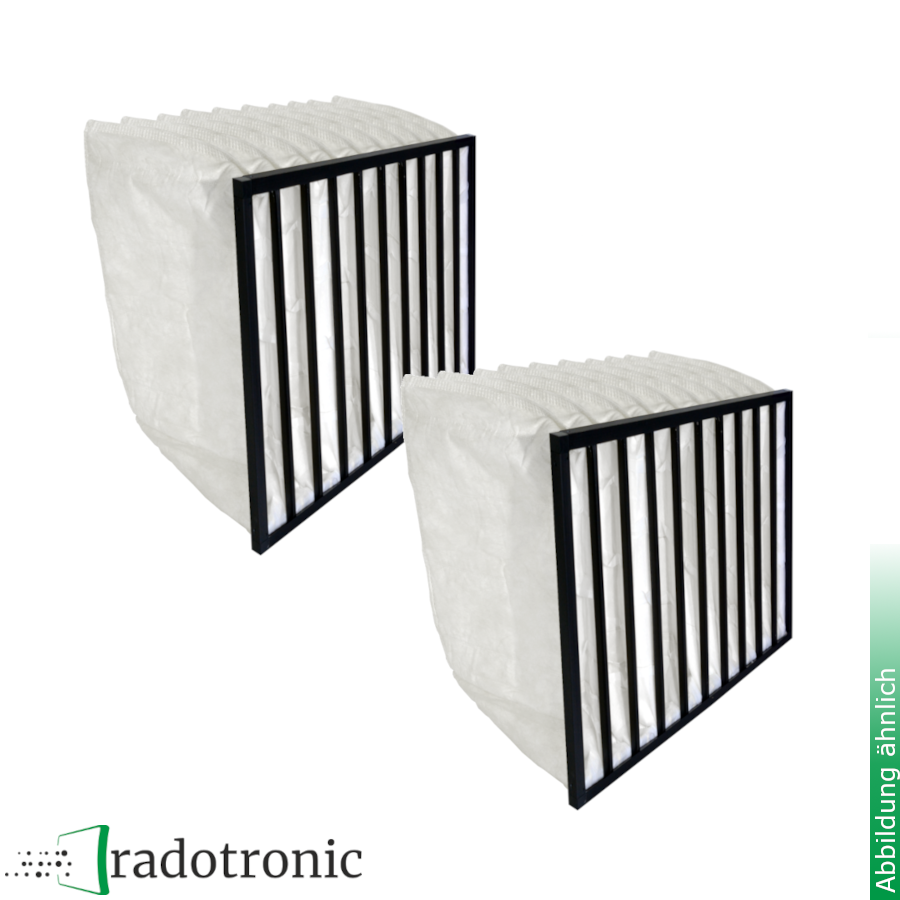 2x Ersatz-Taschenfilter Systemair (Topvex)  BFT SR100 M5 (ePM 10 60%)