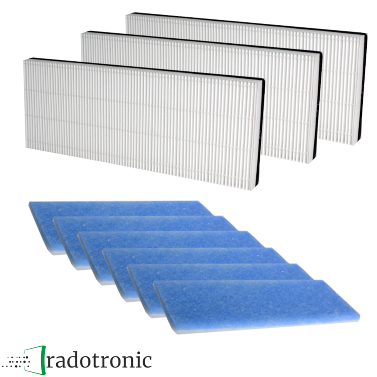 3+6 Stk. Ersatzfilter für Maico MAICO WS 250 (F7+G4)