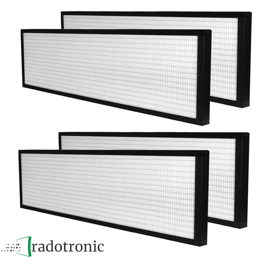 2x Ersatzfilter-Set für AEREX Reco-Boxx 2000 Flat (2xG4 + 2xF7)