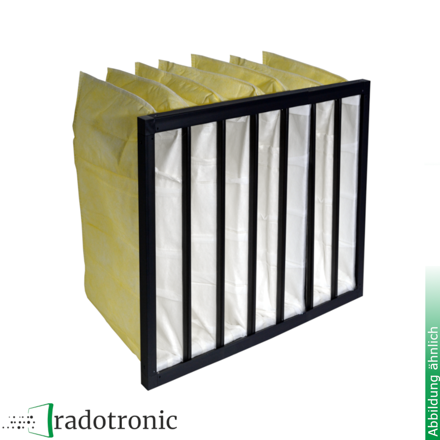 Taschenfilter 490 x 490 x 370 mm epM1 / 70% (F7)