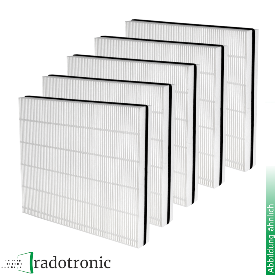 5x Ersatz-Kompaktfilter Systemair Save VSC 100 (Abluft M5)