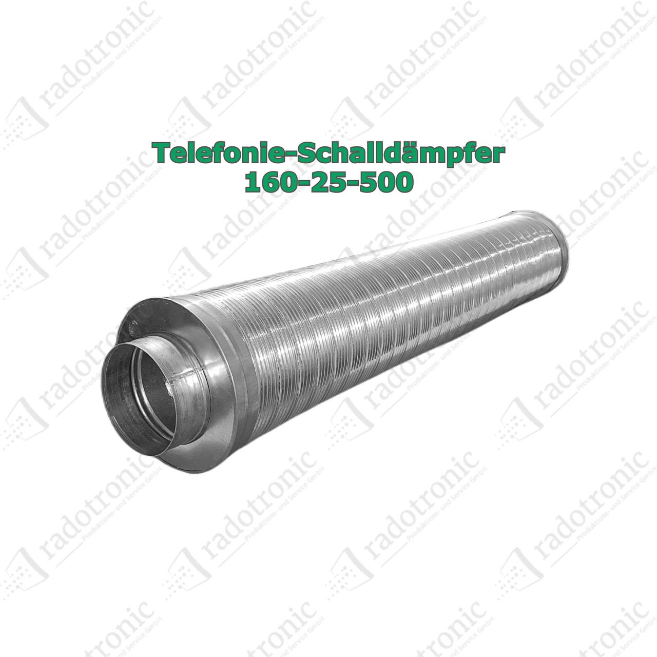 TSD-125-25-500 Telefonie-Schalldämpfer 125-25-500